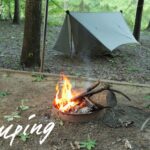 雨の日も気にせず焚き火をするなら火の粉に強いタープ下がおすすめ!