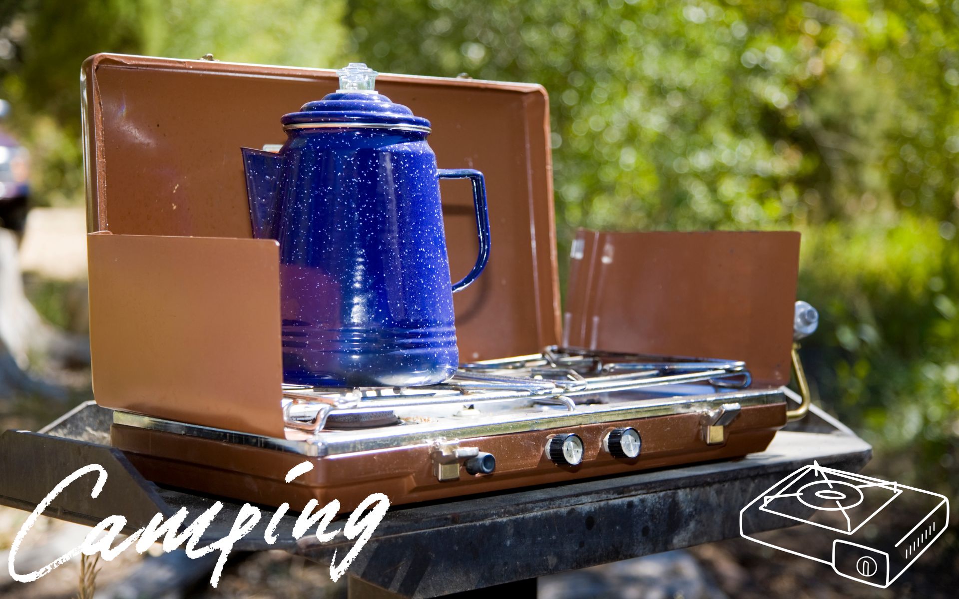 イワタニカセットコンロ＆風よけで叶える最高のキャンプ料理