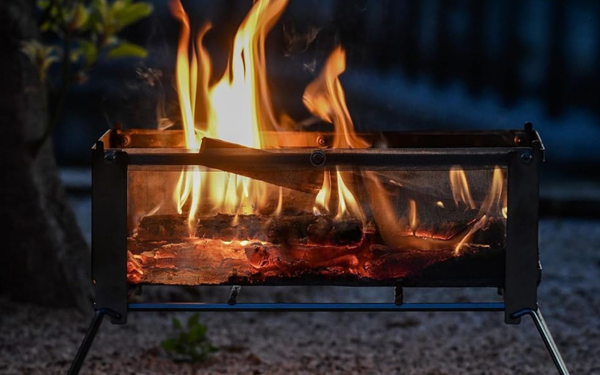 焚き火の魅力と癒し効果！知られざるメッシュ焚き火台の炎の魔法とは？