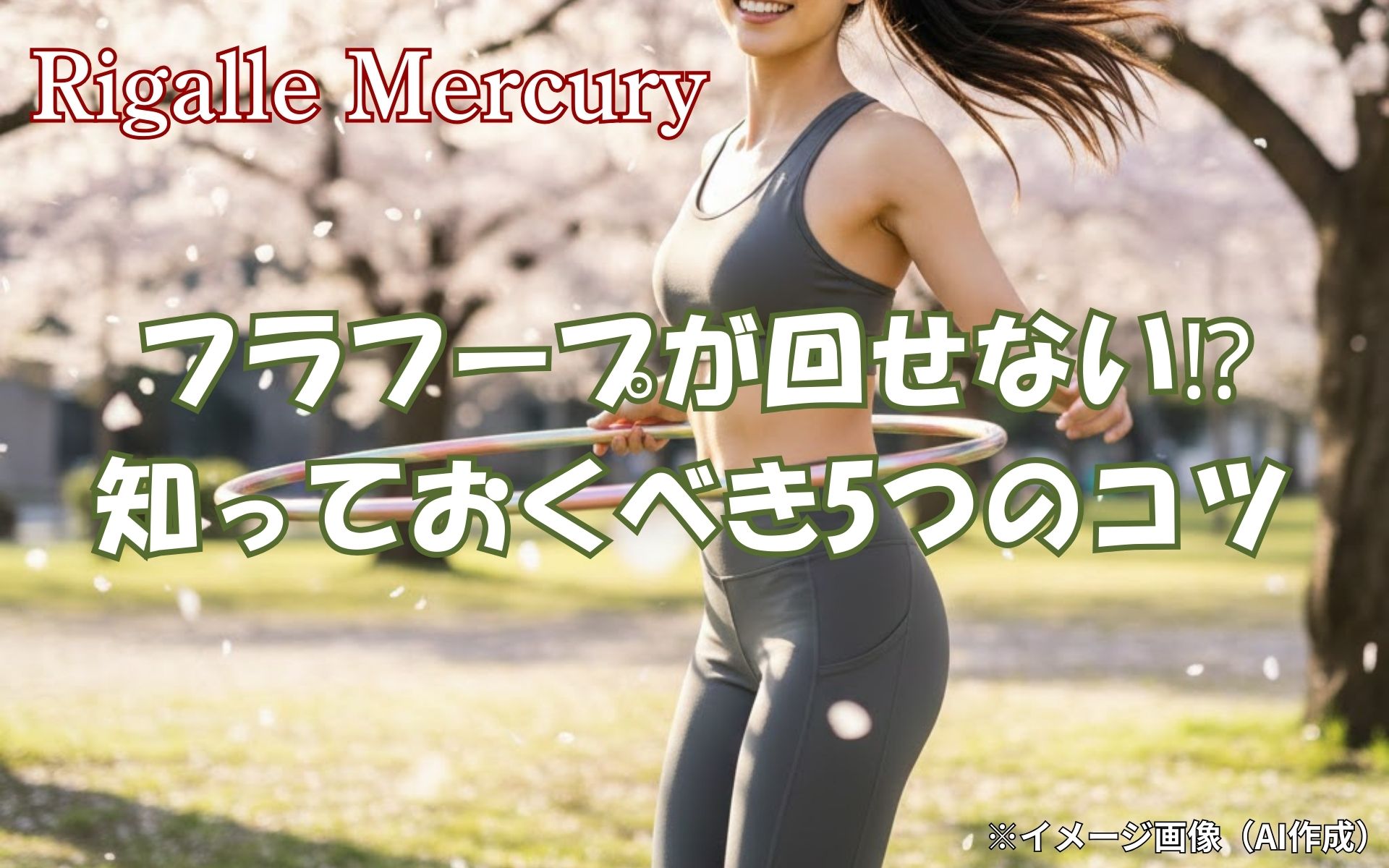 フラフープが回せない原因はここに！初心者が知っておきたい5つのコツ