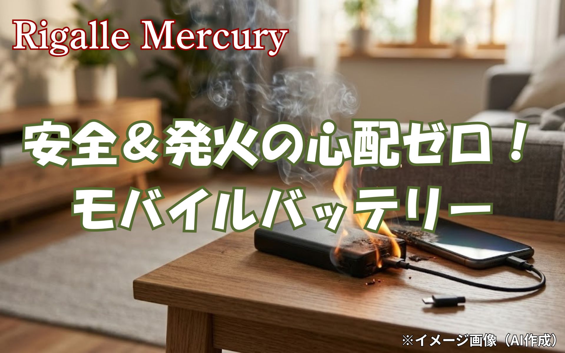安全＆発火の心配ゼロ！発火しないモバイルバッテリーのおすすめ