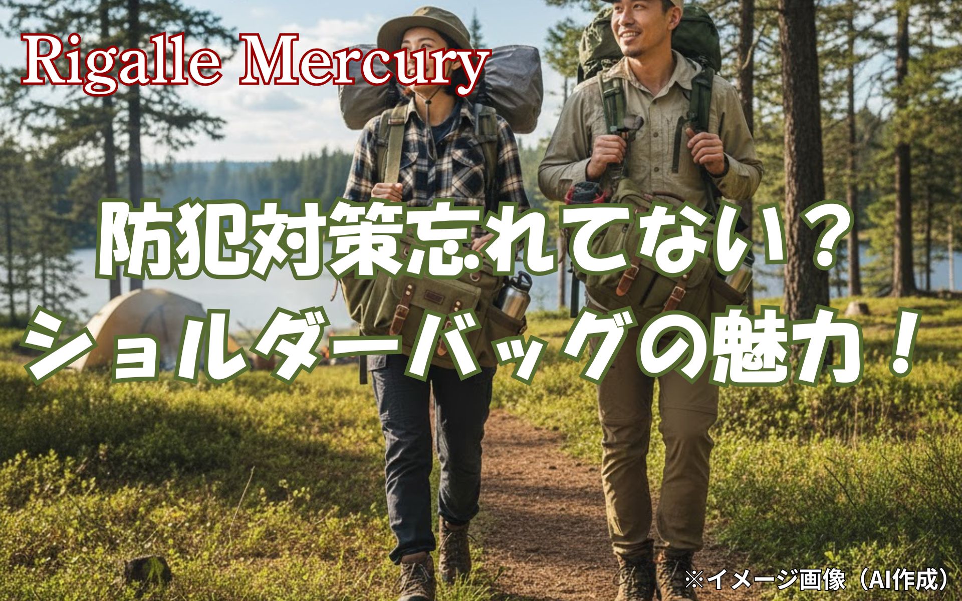 防犯対策忘れてない？アウトドアの貴重品を守るショルダーバッグの魅力