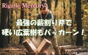 まだ薪割りは力任せ？最強の斧なら硬い広葉樹も「パッカーン」と快感の嵐